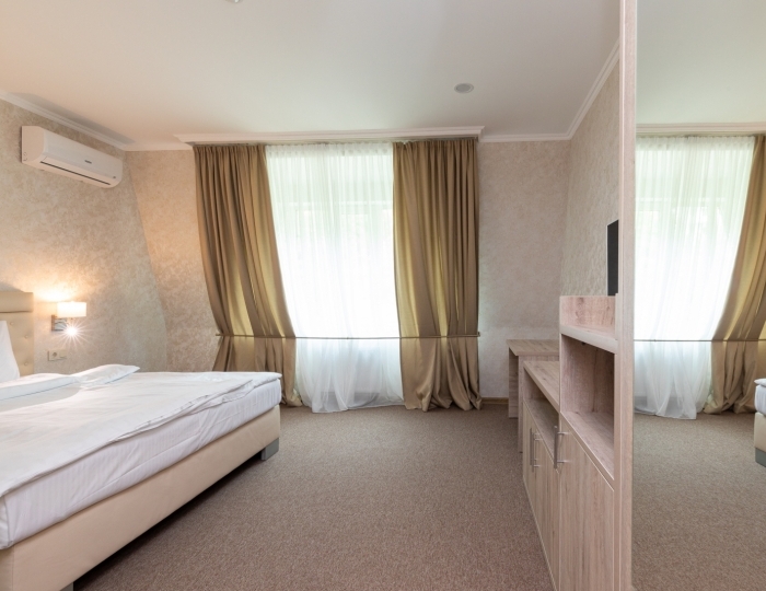 Улучшенный 2-местный 1-комнатный Стандарт б/доп без балкона парк - Парк-отель «Кавказ» Гагра