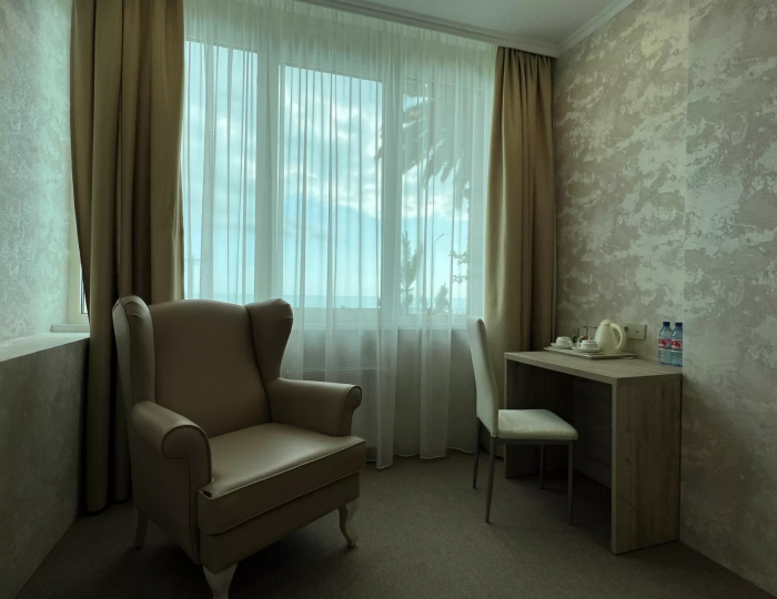 Улучшенный 2-местный 1-комнатный Стандарт с балконом море - Парк-отель «Кавказ» Гагра